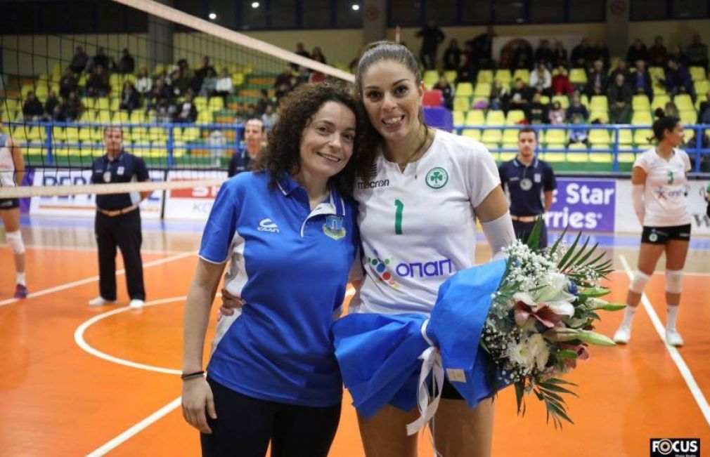 Volleyleague Γυναικών: Ο Πανναξιακός ΑΟΝ τίμησε την Όλγα Βεργίδου