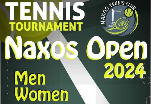 Open τουρνουά Ανδρών - Γυναικών 2-10 Αυγούστου από το Naxos Tennis Club