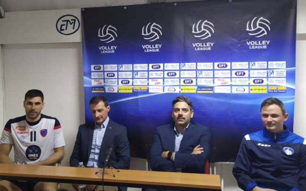 Volleyleague: Η Συνέντευξη Τύπου Παβλίσεβιτς, Χριστόφα, Ορφανού, Προύσαλη