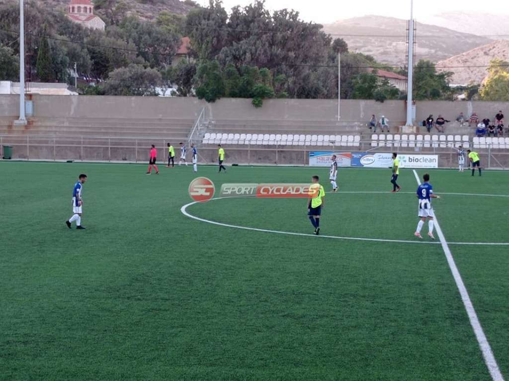 Δύσκολη νίκη (1-0) για την Ελλάς Σύρου απέναντι στην Α.Ε. Μυκόνου
