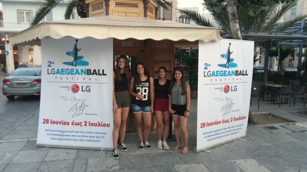 LG AegeanBall Festival: Άνοιξε το κιόσκι στη Σύρο!