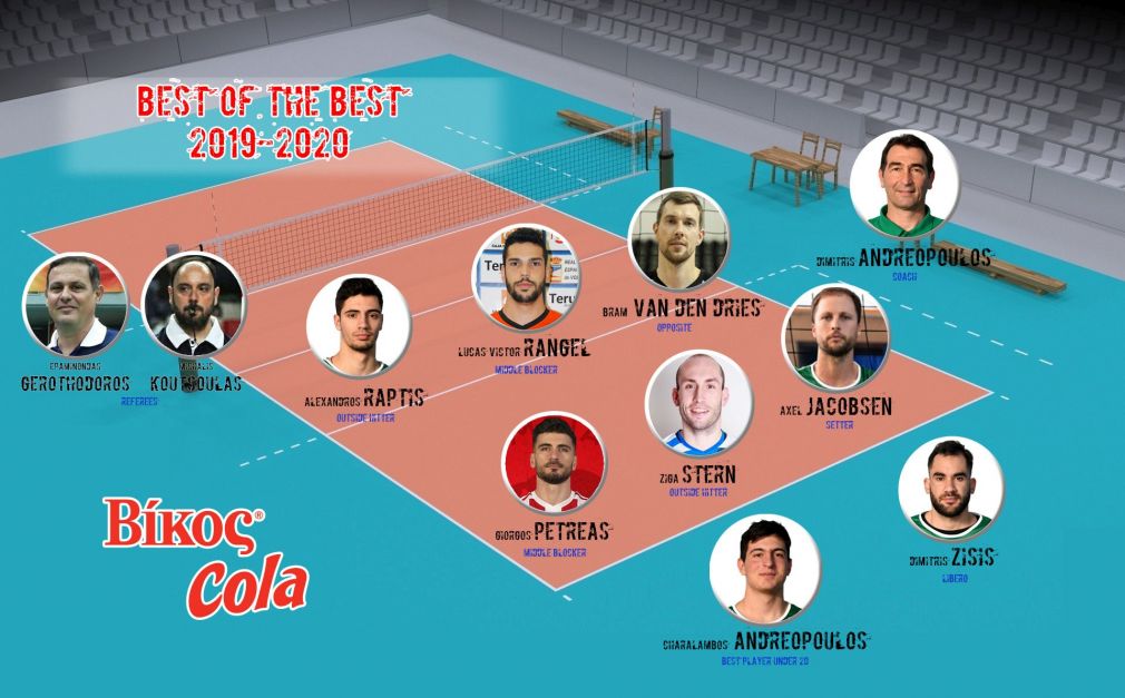 Αυτή είναι η κορυφαία ομάδα του πρωταθλήματος Best Team Βίκος Cola Volley League 2019-20