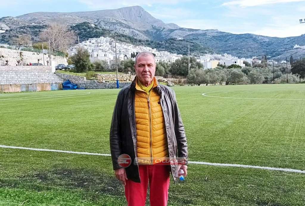 Βαζαίος Πετρόπουλος: Μπορούμε να χτίσουμε μία μεγάλη ποδοσφαιρική παράδοση στην Πάρο [vid]