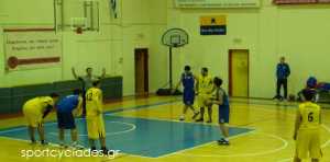 Μπάσκετ παίδων: Άρης Σύρου - ΑΟ Μυκόνου x 2