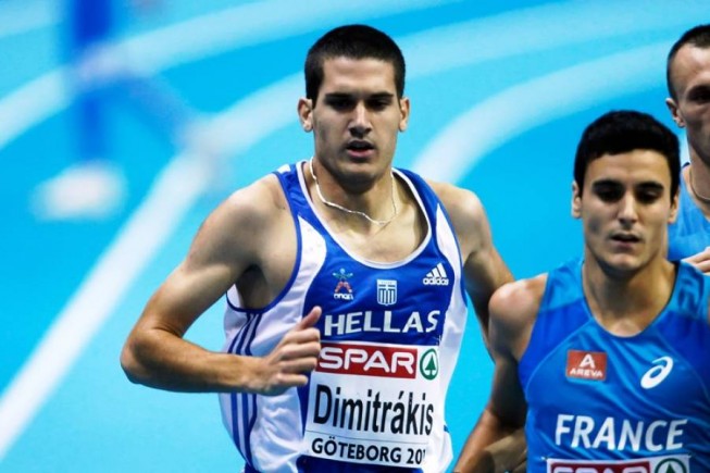 Ο Ανδρέας Δημητράκης του Πανναξιακού ανέβηκε στο ψηλότερο βάθρο στα 1500 μέτρα αλλά δεν μπόρεσε να πιάσει το όριο για το Παγκόσμιο πρωτάθλημα 