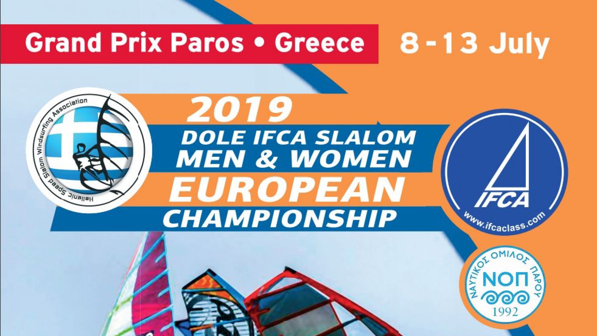 Την Δευτέρα 8/7 στην Πάρο η τελετή έναρξης του Πανευρωπαϊκού Πρωταθλήματος Σλάλομ Ανδρών-Γυναικών