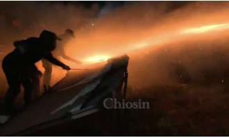 Χίος: Εντυπωσιακός και φετος ο ρουκετοπόλεμος (video)
